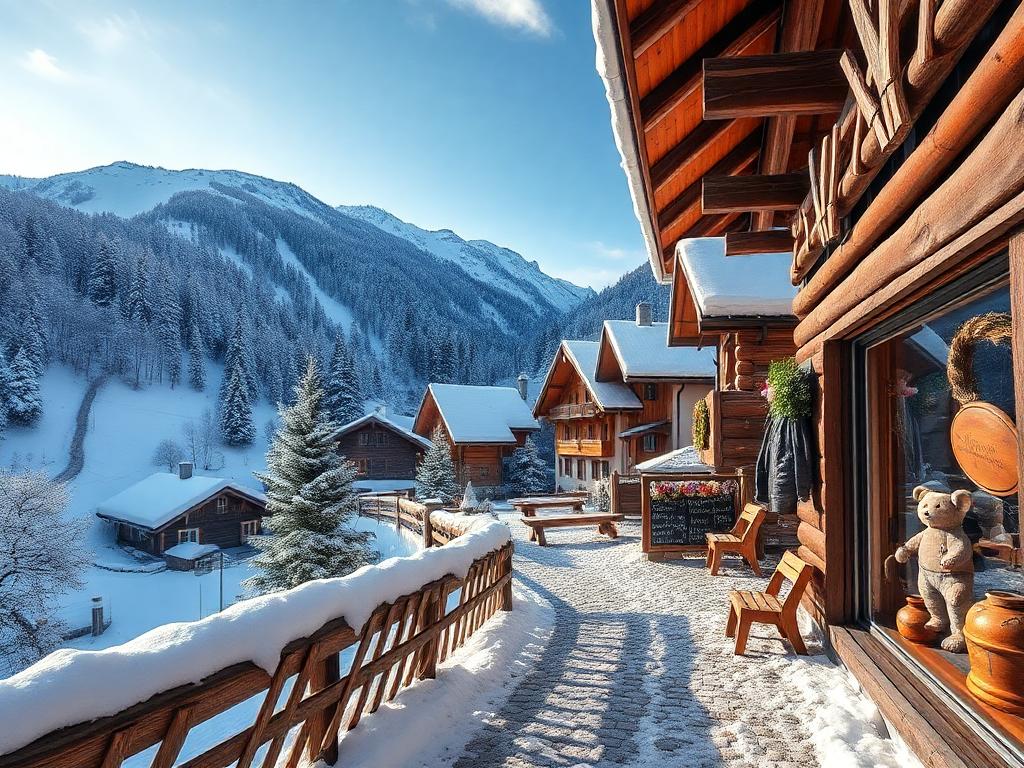 Ce village des Alpes est une escapade parfaite pour un hiver au cœur des montagnes